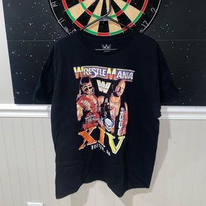 Vintage 1998 WWE Wrestle Mania Tee Shawn Micheal VS Stone Cold